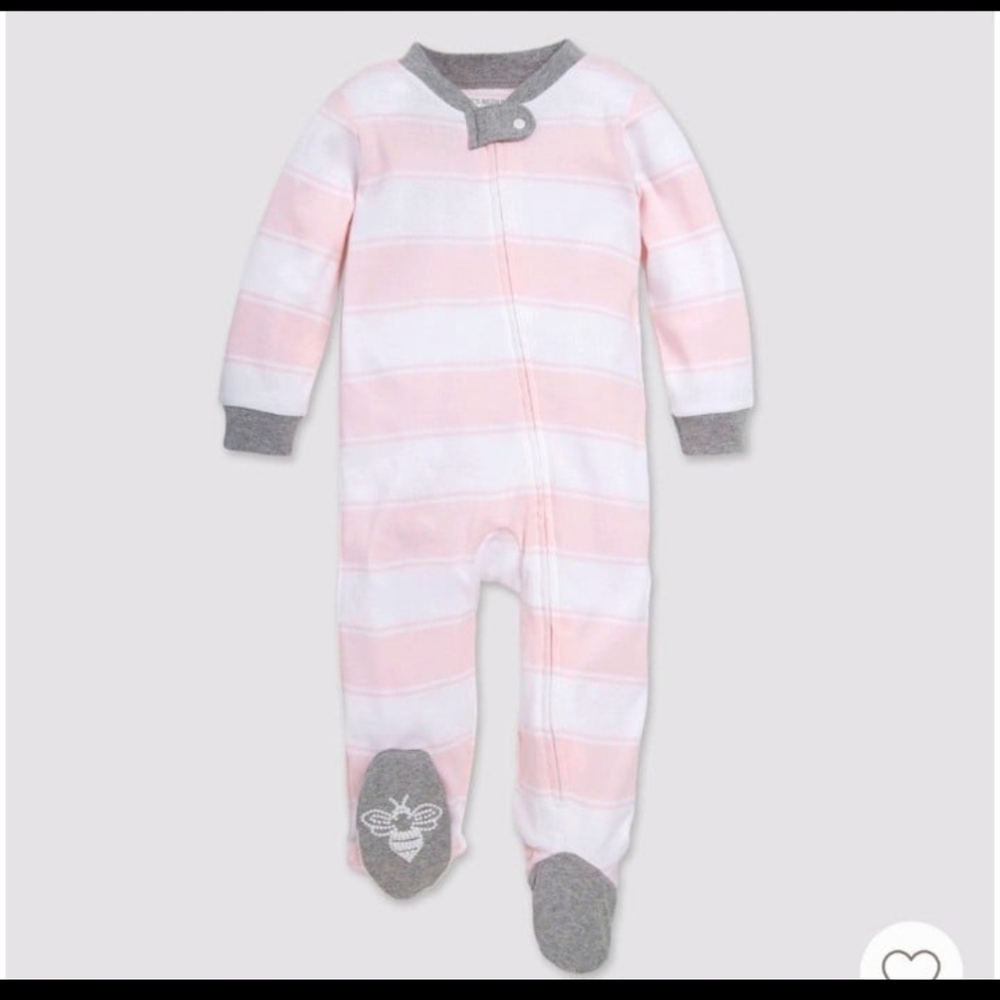 Burts bees baby girl sleeper